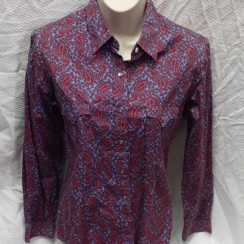 Rough stock paisley blouse